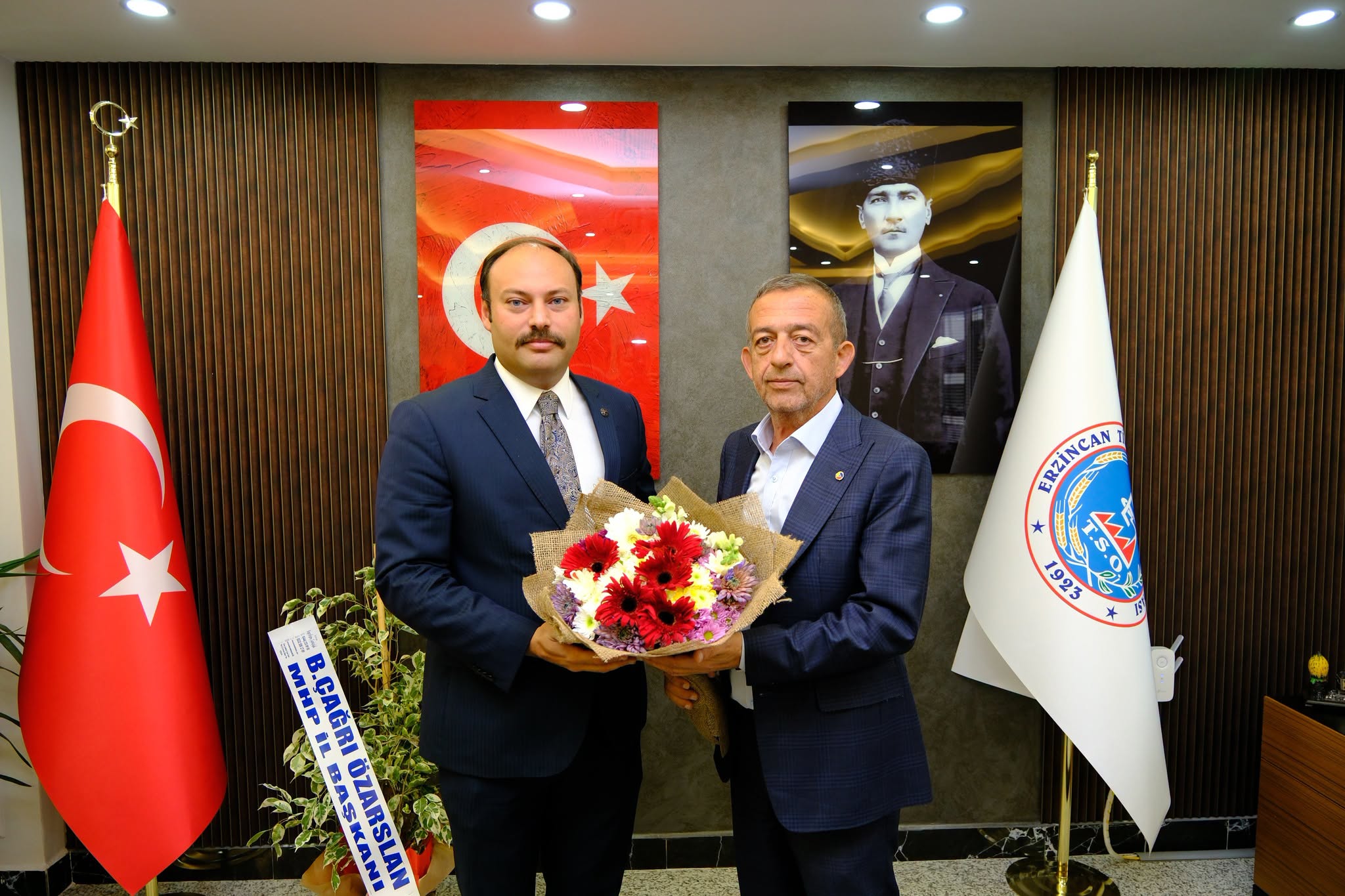 Başkan Özarslan’dan Ahmet Tanoğlu’na Hayırlı Olsun Ziyareti