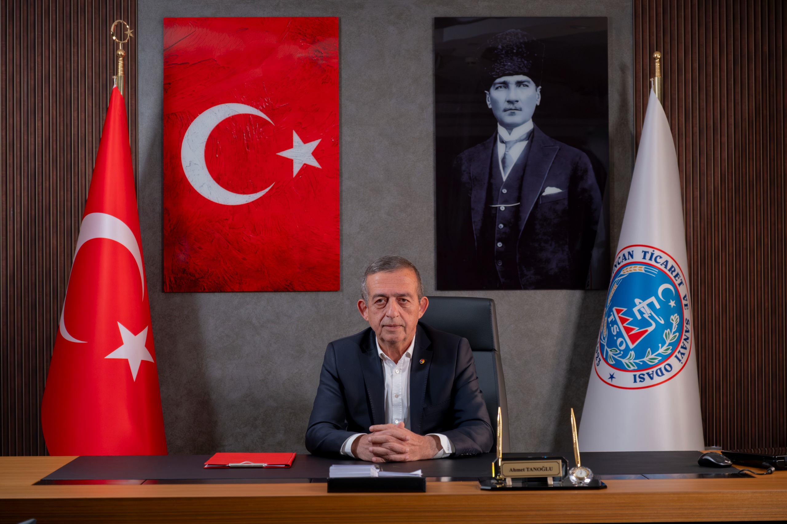 Başkan Tanoğlu: “Cumhuriyetimizi üreterek, çalışarak ve gençlerimize sahip çıkarak geleceğe taşıyacağız”