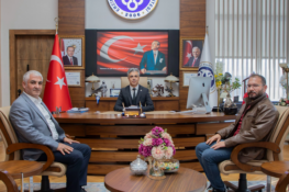 EBYÜ Rektörü Kuyrukluyıldız, Sendika Temsilcilerini Ağırladı