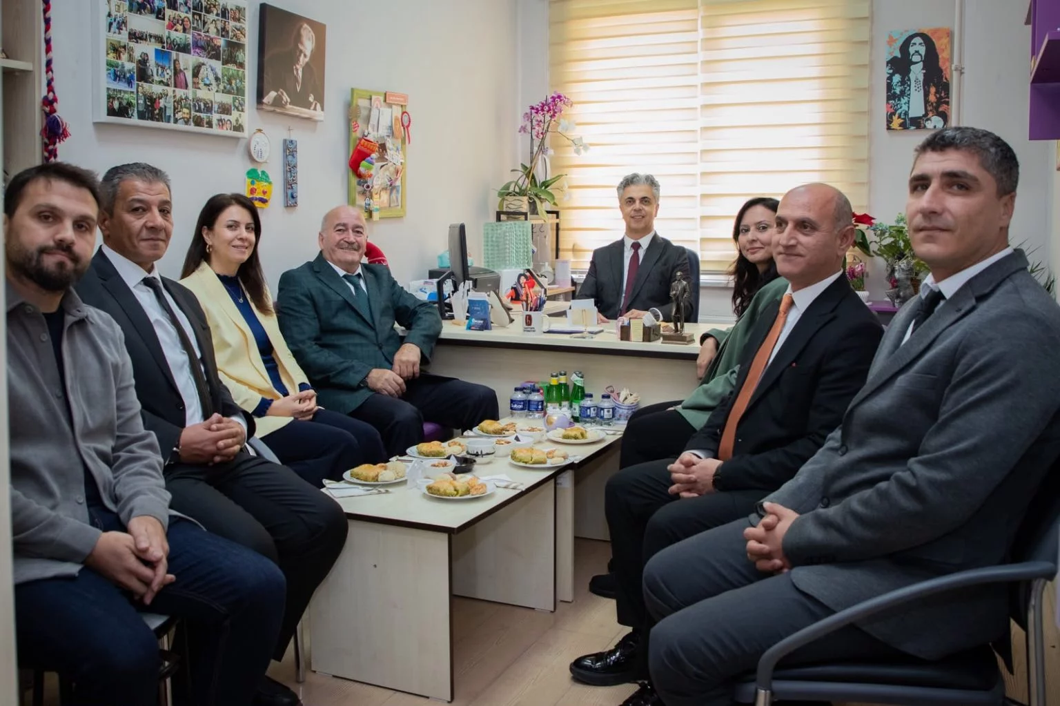 EBYÜ’de Doçentlik Unvanı Alan Akademisyenlere Tebrik Ziyareti