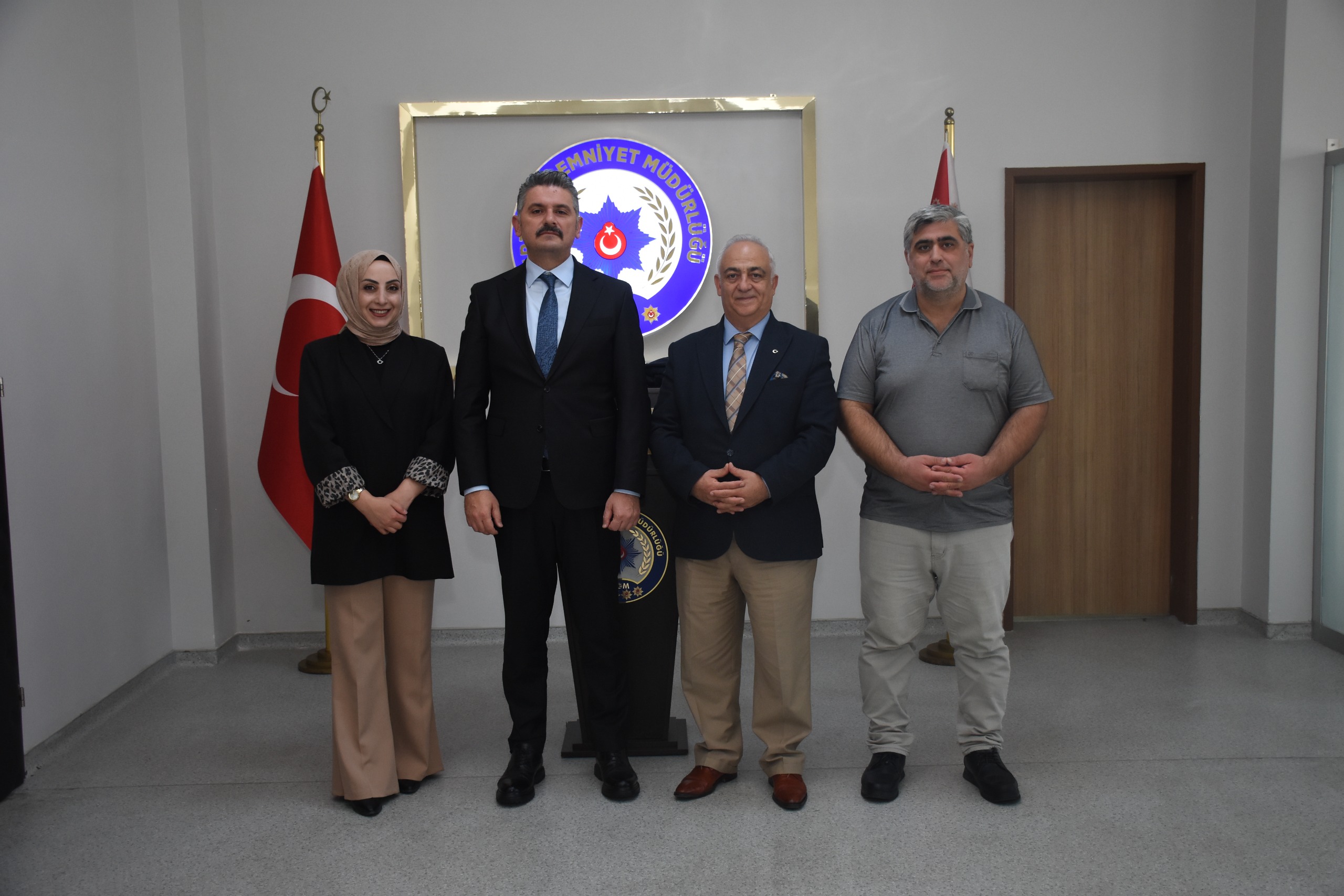 EGC Yönetiminden İl Emniyet Müdürü Esat Feryadi Doköz’e Hayırlı Olsun Ziyareti