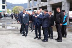 Erzincan Merkez Çarşısı’ndaki Çalışmalar Yerinde İncelendi