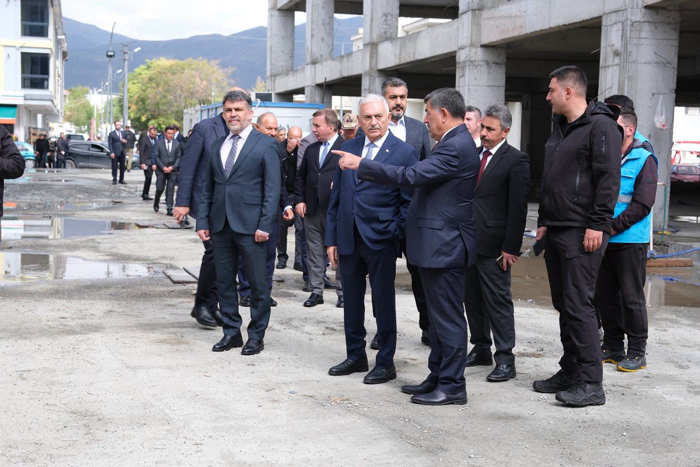 Erzincan Merkez Çarşısı’ndaki Çalışmalar Yerinde İncelendi