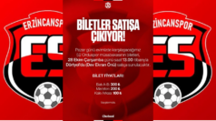 Erzincanspor’da 52 Orduspor FK Mesaisi: Biletler Satışta