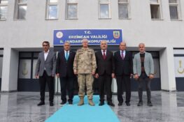 Esnaf ve Sanatkârlardan Jandarma Komutanı Altundarak’a Hayırlı Olsun Ziyareti