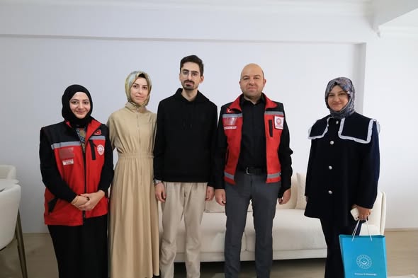 Evlenecek Gençlerin Desteklenmesi Projesi Kapsamında Demir Çiftine Ziyaret