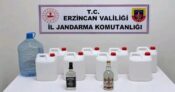 Kaçak İçki Operasyonu: 40 Litre Etil Alkol ve 15 Litre Sahte Rakı Ele Geçirildi