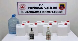 Kaçak İçki Operasyonu: 40 Litre Etil Alkol ve 15 Litre Sahte Rakı Ele Geçirildi