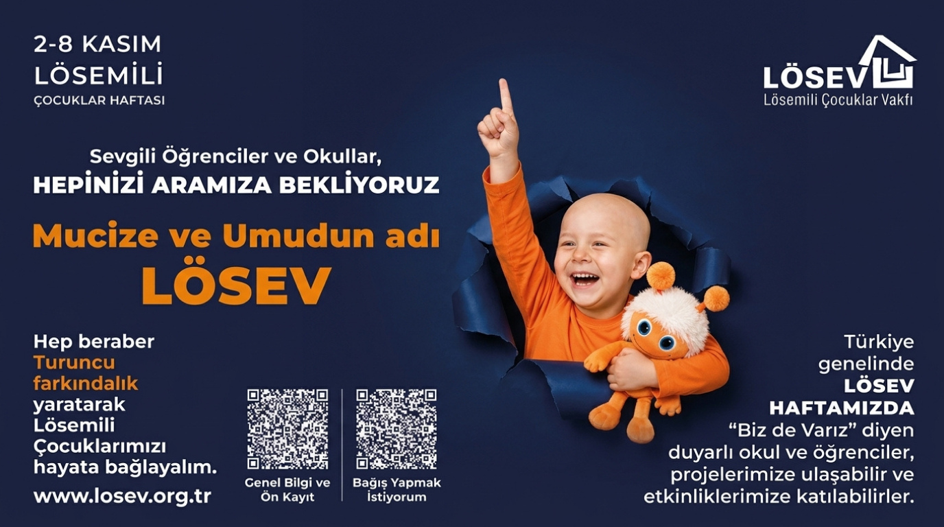 LÖSEV’den Lösemili Çocuklar Haftası İçin Turuncu Farkındalık Çağrısı