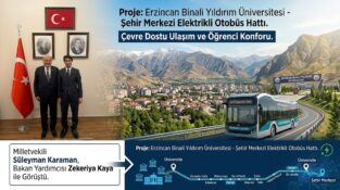 Milletvekili Karaman’dan Erzincan’a Elektrikli Otobüs Projesi İçin Girişim