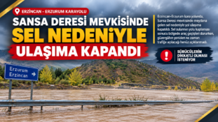 Sansa Deresi’nde Sel Ulaşımı Durdurdu