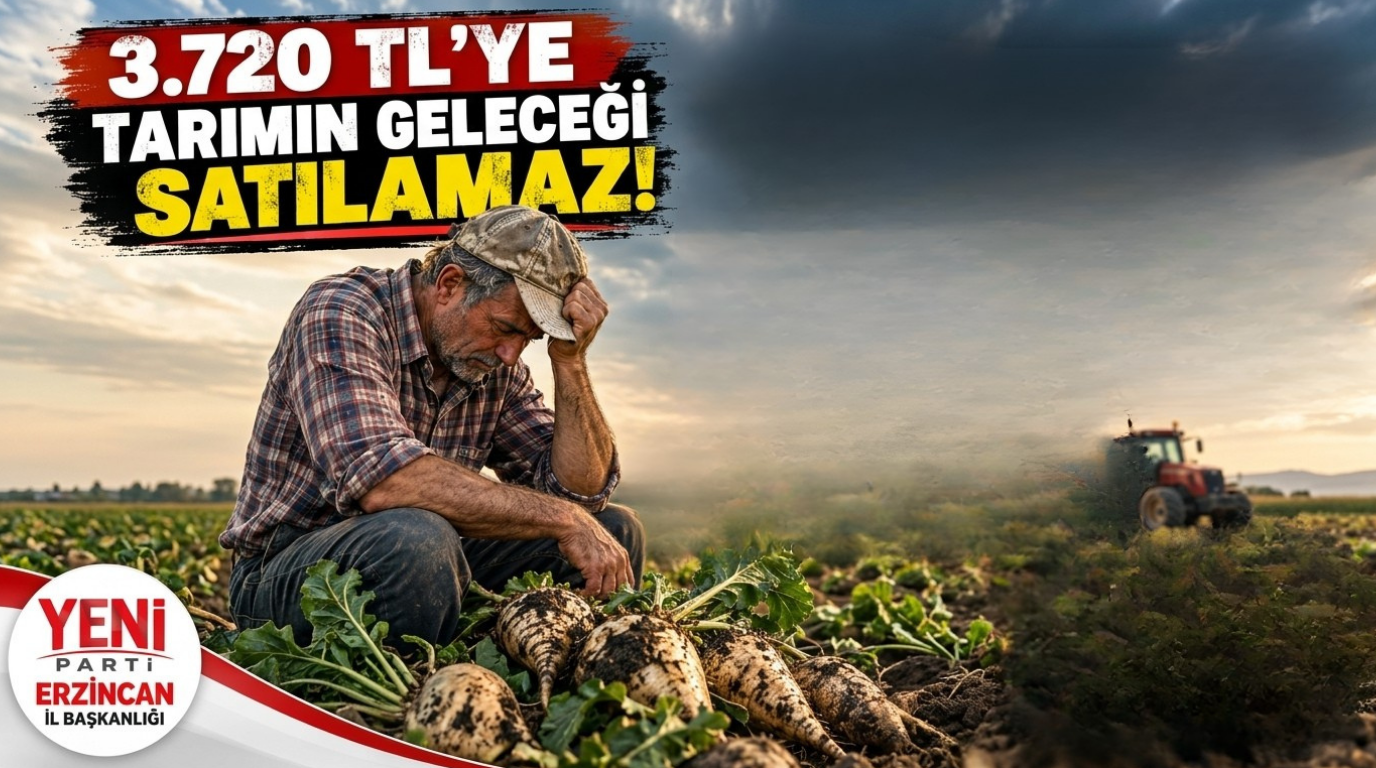 Yeni Parti’den Pancar Fiyatına Tepki: “Çiftçi Emeğinin Karşılığını İstiyor”