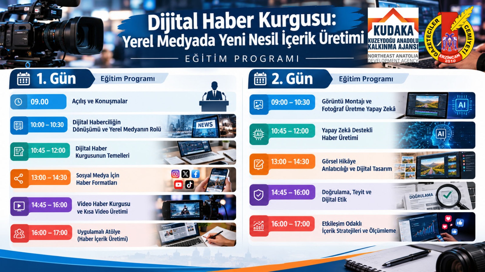 Yerel Medya İçin Dijital Habercilik Eğitimi Düzenlenecek